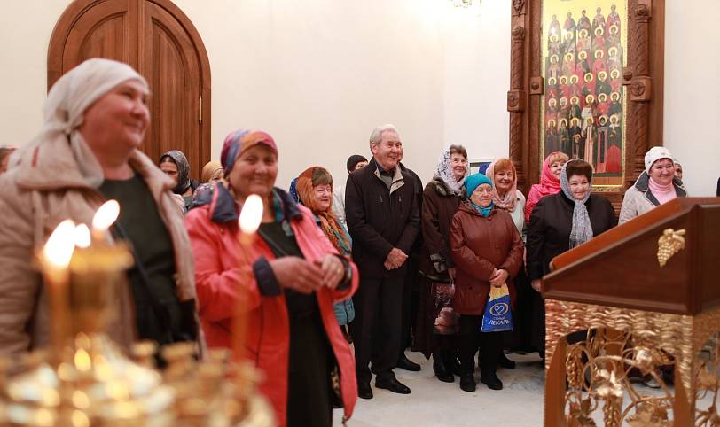 Ветераны в храме блаженной Матроны г. Ногинска