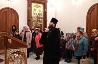 Ветераны в храме блаженной Матроны г. Ногинска