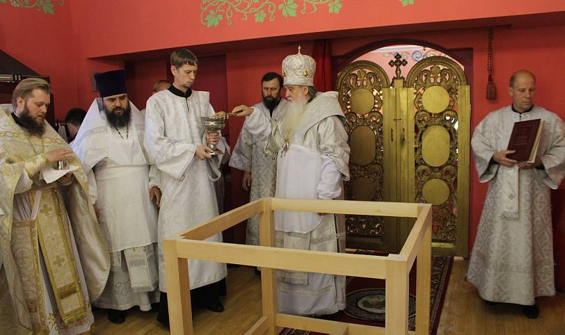 Великое освящение Параскевинского храма села Горбачиха