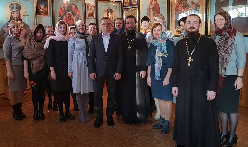 Совещание в Скорбященском храме г. Рошаля