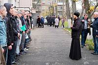 Проводы новобранцев в Щелковском военкомате