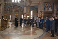 Сотрудники управления Федеральной службы исполнения наказаний в Троицком храме Реутова