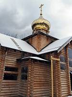 Установка купола и креста на Сергиевский храм Балашихи