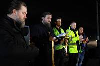 Молебен перед перемещением Никольской часовни в Ногинске