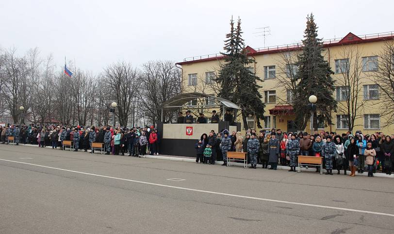 Военная присяга в дивизии имени Дзержинского