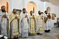 Первая Литургия в Екатерининском храме Балашихи