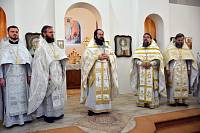 Первая Литургия в Екатерининском храме Балашихи