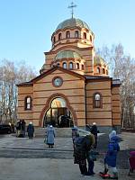 Первая Литургия в Екатерининском храме Балашихи