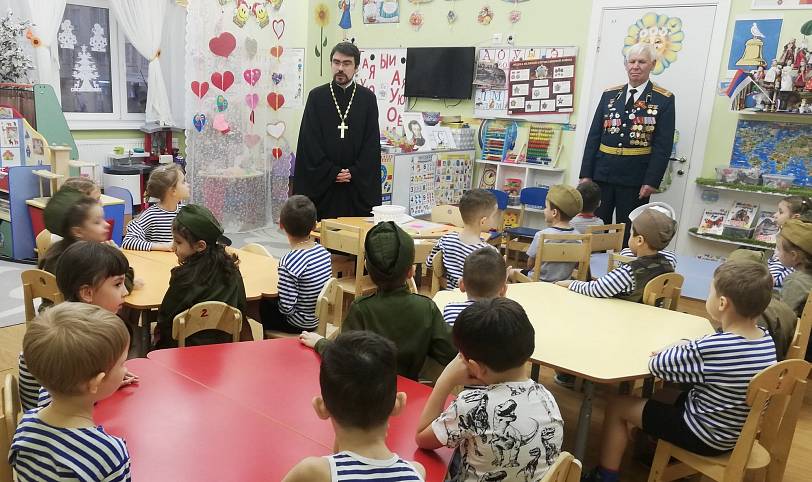 Эстафета памяти в детском саду в Реутове