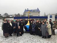 Освящение и водружение главки с крестом на храм иконы Божией Матери «Боголюбская» в деревне Мишнево