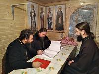 Рабочее совещание в Троицком храме г. Дрезны