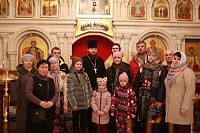 Новогодний молебен в храме блаженной Матроны в Ногинске