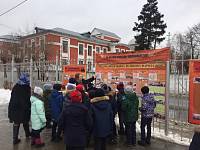 Экскурсия школьников в музей храма блаженной Ксении Петербургской г. Орехово-Зуево