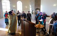 Освящение иконостаса в Крестовоздвиженском храме г. Орехово-Зуево