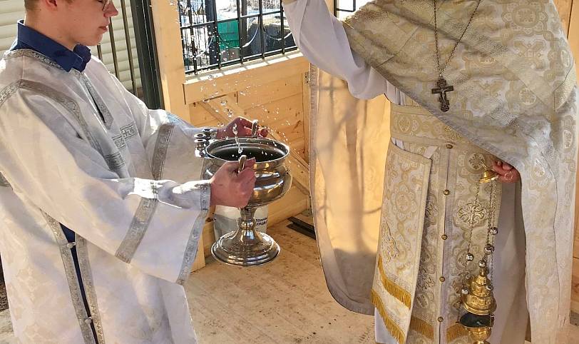 Освящение колоколов для строящегося храма в Федурнове