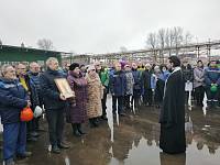 Освящение завода пластификаторов в Рошале