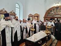 Отпевание игумена Иова (Кузьмина)