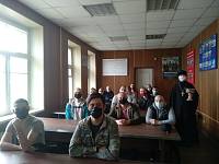 Проводы новобранцев в Щелковском военкомате