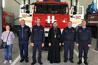 Освящение пожарной части в Саввино