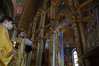 Освящение образа «Явление Пресвятой Богородицы преподобному Сергию» в Богоявленском соборе Ногинска