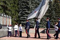 Освящение боевого воинского знамени Щелковского казачьего Цесаревича Алексия кадетского отряда