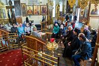 Встреча с директором краеведческого музея в Троицком храме в Павлино