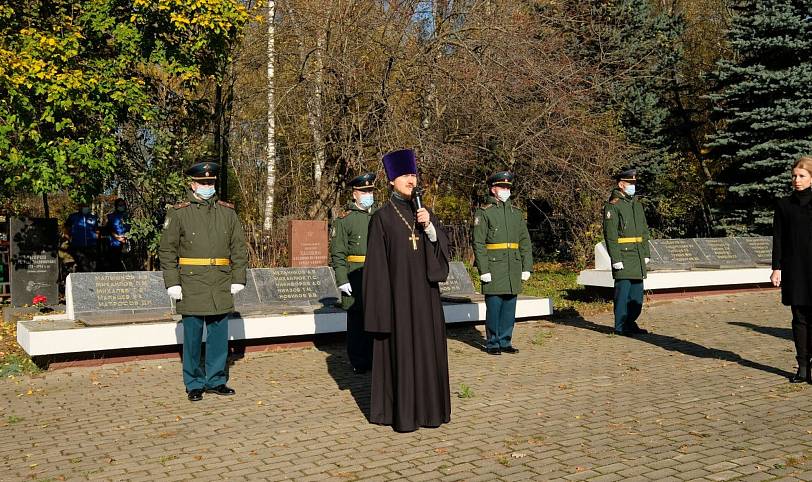 Перезахоронение останков красноармейцев в г. Щелково