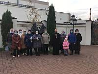 Члены клуба «Преображение» в храме иконы Божией Матери «Спорительница хлебов» г. Щелково