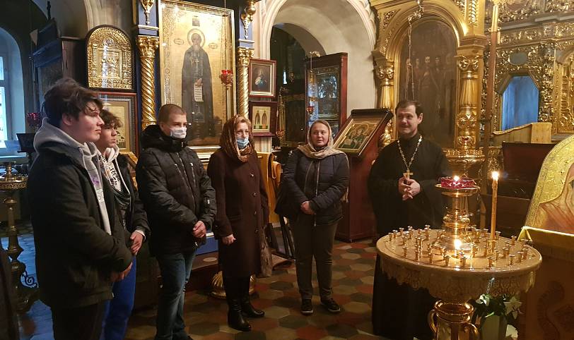 Урок в Богородицерождественском храме поселка Образцово