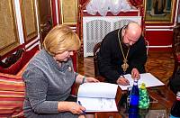 Подписание соглашения о сотрудничестве с учреждением «Семья и дом» в Орехово-Зуевском благочинии