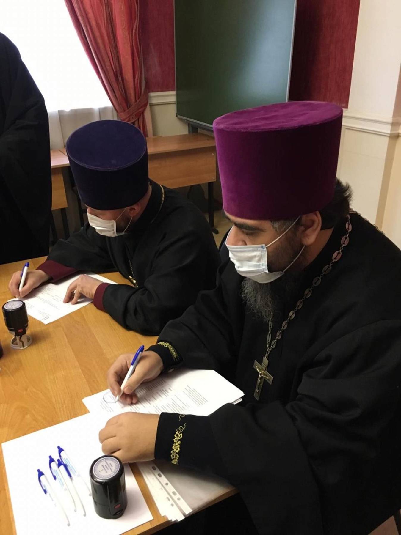 Подписание планов взаимодействия Орехово-Зуевского и Ликино-Дулевского благочиний с силовыми структурами