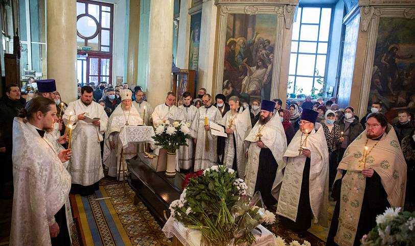 Отпевание протоиерея Александра Рождествина