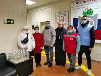 Доставка крещенской воды ветеранам в Щелкове