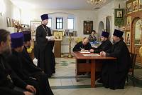 Встреча в Серафимовском храме села Федино