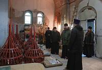 Встреча в Серафимовском храме села Федино