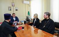 Подписание соглашения о сотрудничестве между Орехово-Зуевским благочинием и Орехово-Зуевским ПНИ