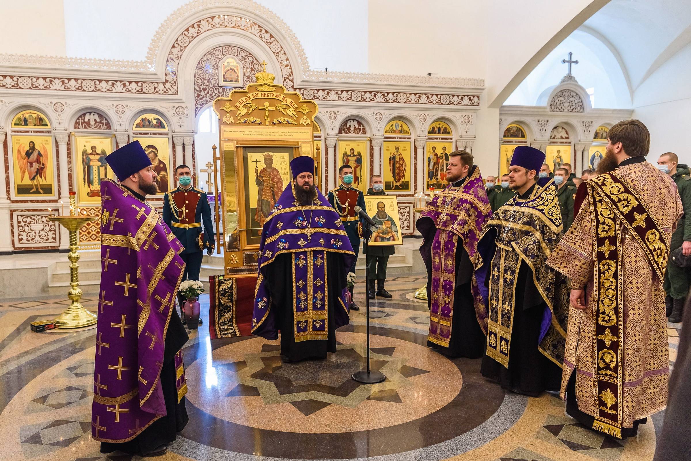 Молебен в Князь-Владимирском храме Балашихи