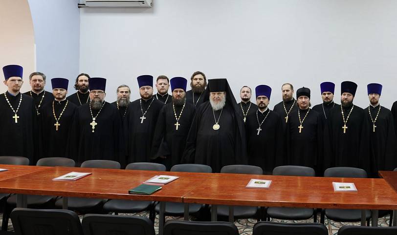 Встреча епископа Николая с духовенством Балашихинского благочиния