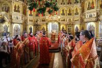 Архиерейское богослужение в Богородицерождественском соборе г. Орехово-Зуево