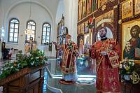 Архиерейское богослужение в Николо-Берлюковской пустыни