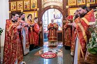 Архиерейское богослужение в Николо-Берлюковской пустыни