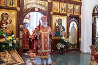 Архиерейское богослужение в Николо-Берлюковской пустыни