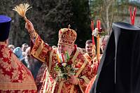 Архиерейское богослужение в Николо-Берлюковской пустыни