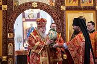 Архиерейское богослужение в Николо-Берлюковской пустыни