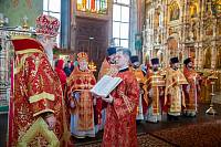 Божественная литургия в Троицком соборе г. Щелково