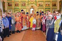 Божественная литургия в храме преп. Саввы Сторожевского в мкр. Заря