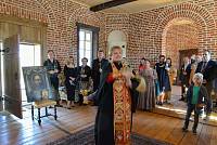 Освящение Петровского домика в усадьбе Якова Брюса