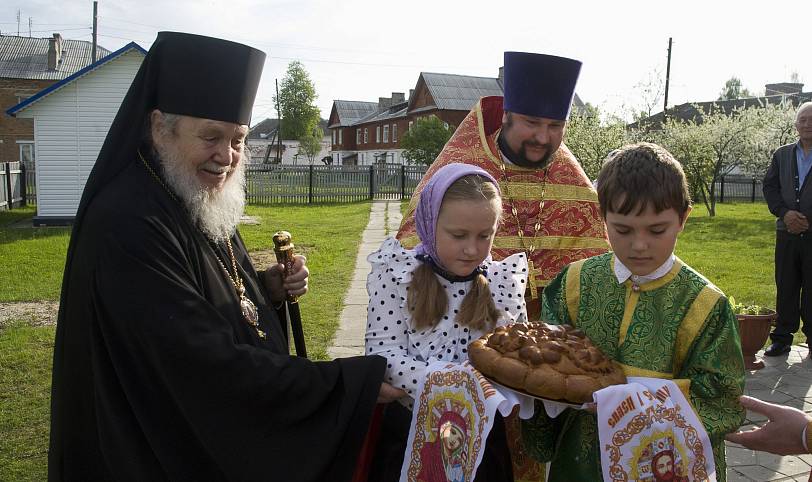 Визит епископа Николая в г. Шатура
