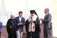 Открытие памятника митрополиту Волоколамскому и Юрьевскому Питириму (Нечаеву)