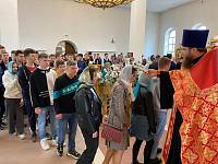 Молебен для учащихся в Казанском храме города Павловский Посад